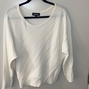 Express off white sweater